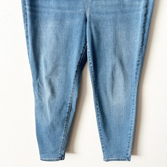 Talbots Flawless High Waist Skinny Ankle Jeans Women’s Size 16 Petite mid wash - Picture 5 of 15